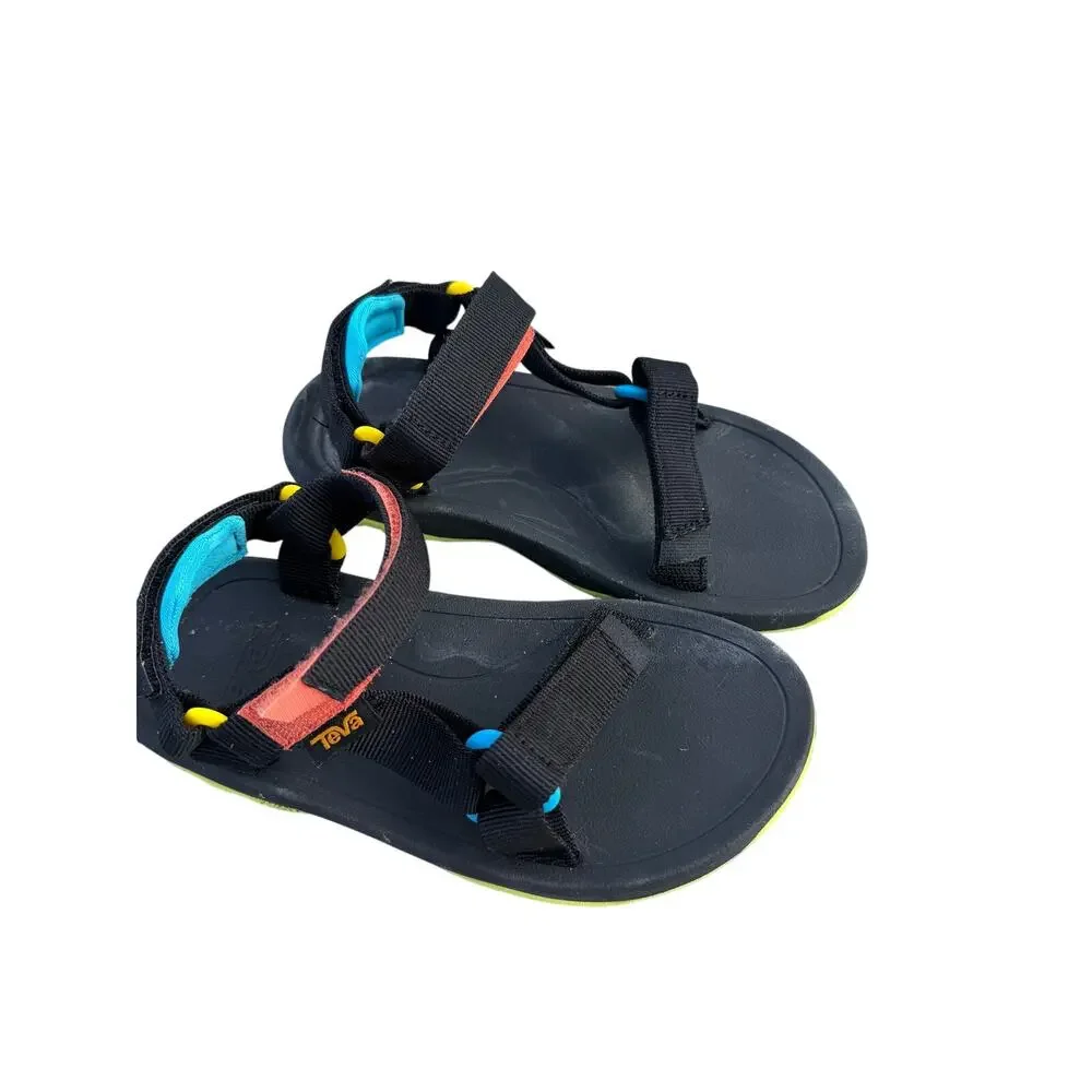 Boys Teva Sandals - Black/Green/Blue/Orange - Size 13 (youth)